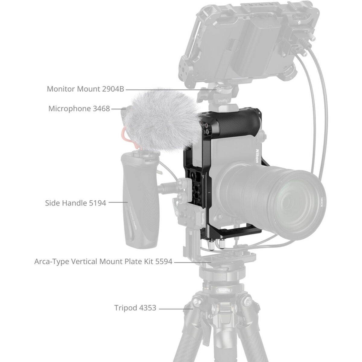 Smallrig 5467 Cage para Nikon ZR - Imagen 8