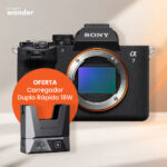 Sony Alpha a7 V Corpo + Oferta Carregador Duplo Rápido 18W Type-C