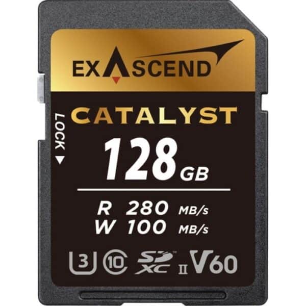 EXASCEND Catalyst SDXC UHS-II V60 128GB 280MB/s