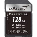 EXASCEND Cartão SD 128GB UHS-II V90 R300/W280 Essential Series