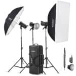GODOX SK400IIV-D Kit de Flash de Estudio Triple 400Ws