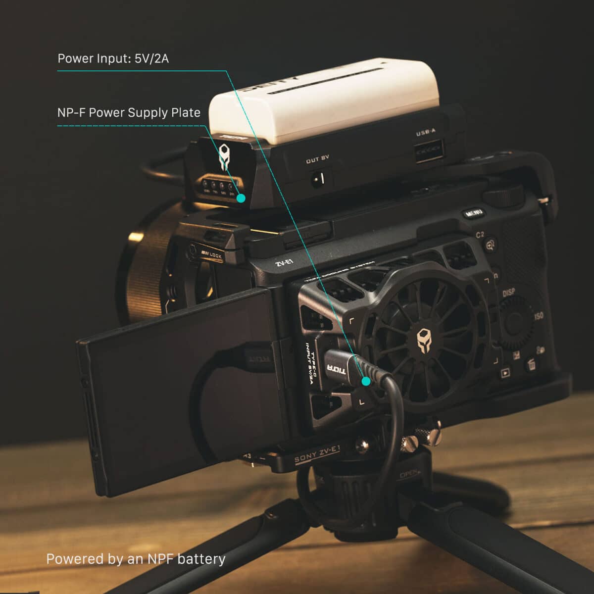 TILTA TA-T35-CS Sistema de Refrigeración para Sony ZV-E1 - Imagen 9