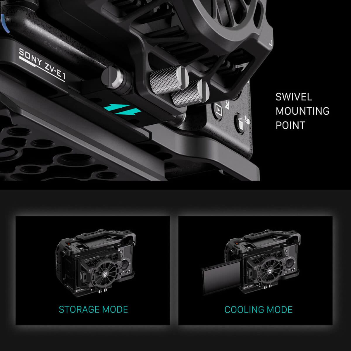 TILTA TA-T35-CS Sistema de Refrigeración para Sony ZV-E1 - Imagen 10