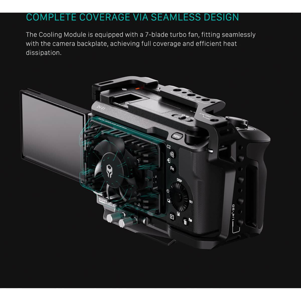 TILTA TA-T35-CS Sistema de Refrigeración para Sony ZV-E1 - Imagen 11