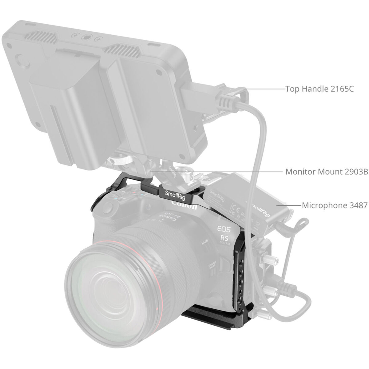 SMALLRIG 4978 Cage para Canon EOS R5 Mark II - Imagem 4