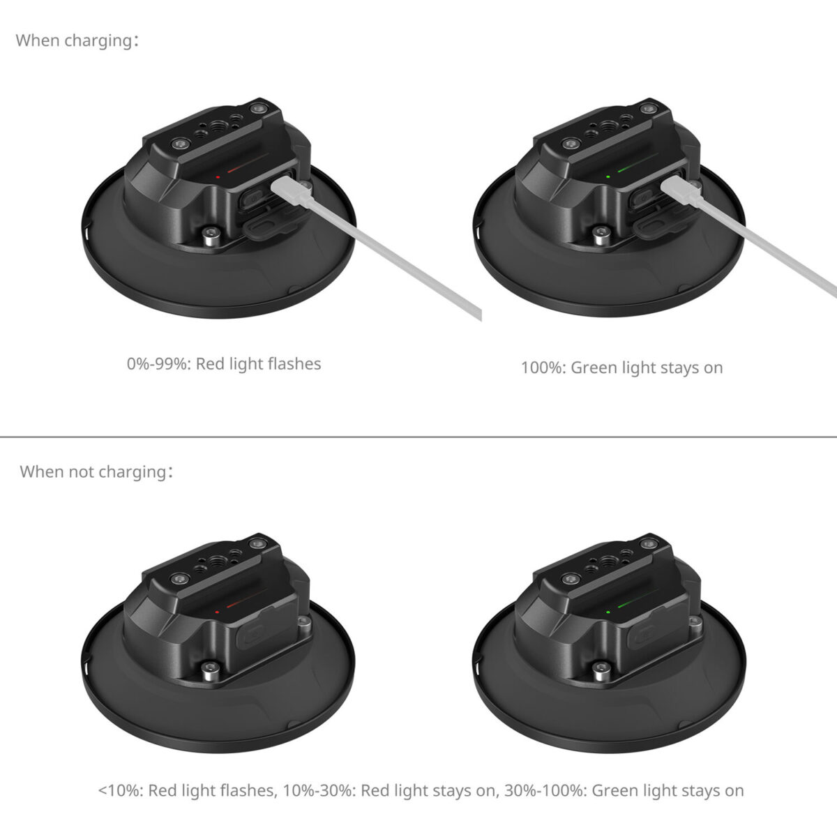 SMALLRIG 5398 Ventosa e Suporte c/ Sucção Elétrica 5" - Imagem 2