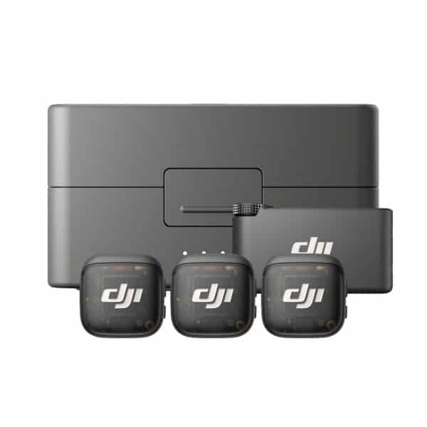 DJI Mic 3 (3 TX + 1 RX + Caixa de Carregamento)
