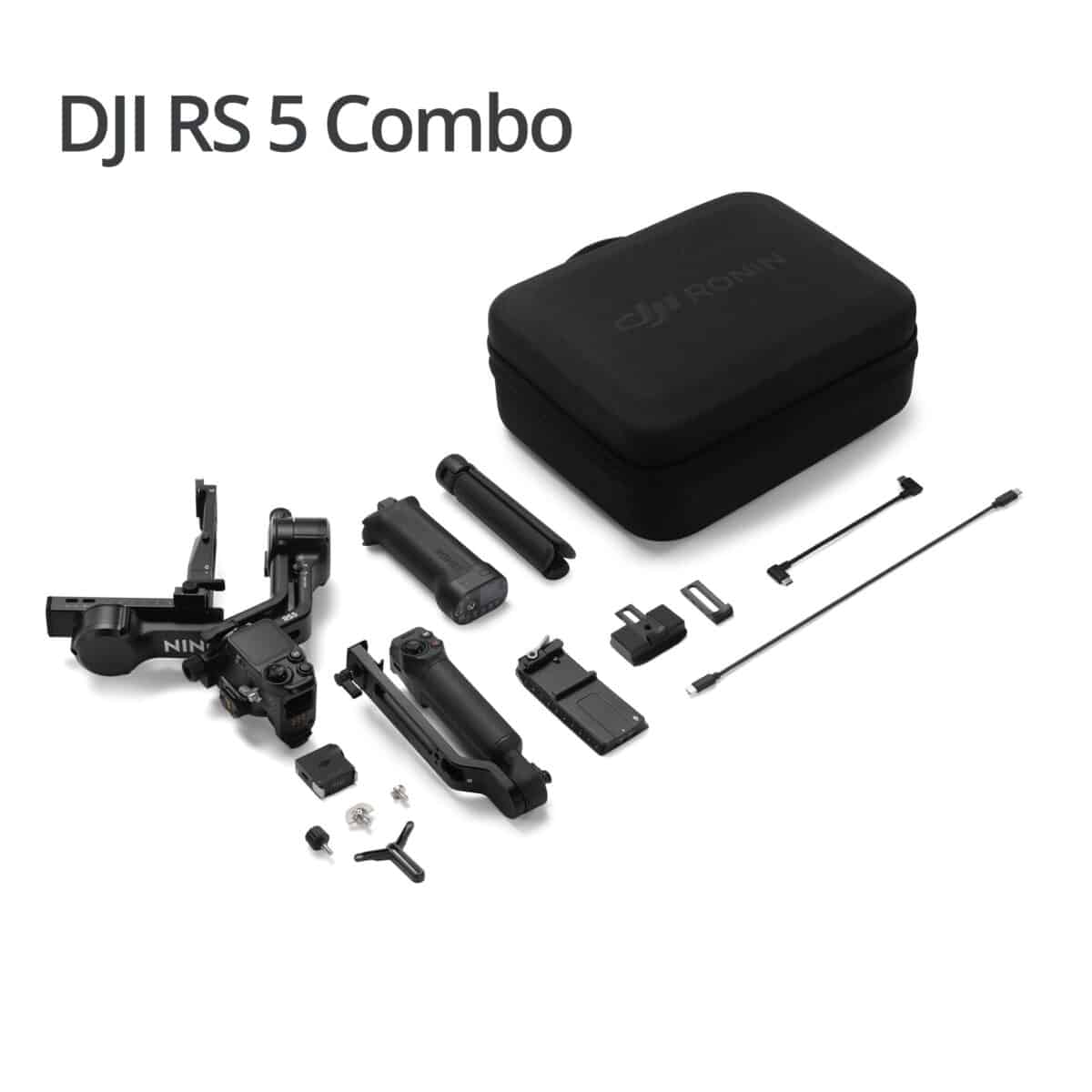 DJI RS 5 Combo - conteúdo da embalagem