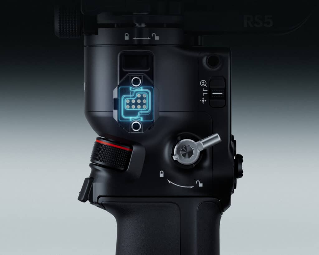 Porta de Comunicação RSA do DJI RS 5