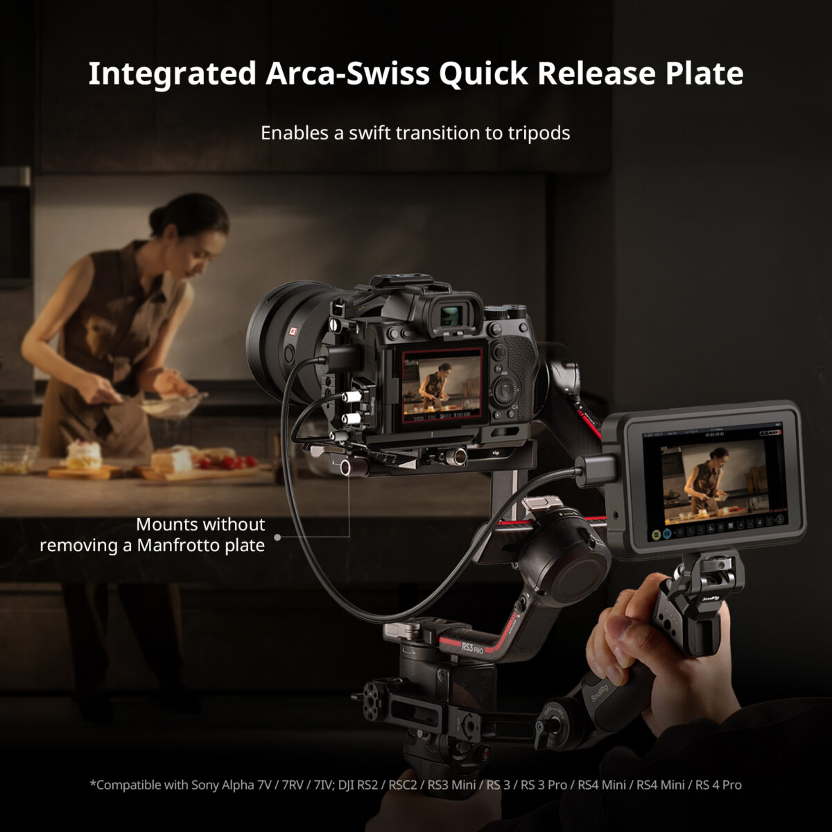 SMALLRIG 6025 Cage Kit para Sony Alpha 7 V / 7R V / 7 IV - Imagem 11