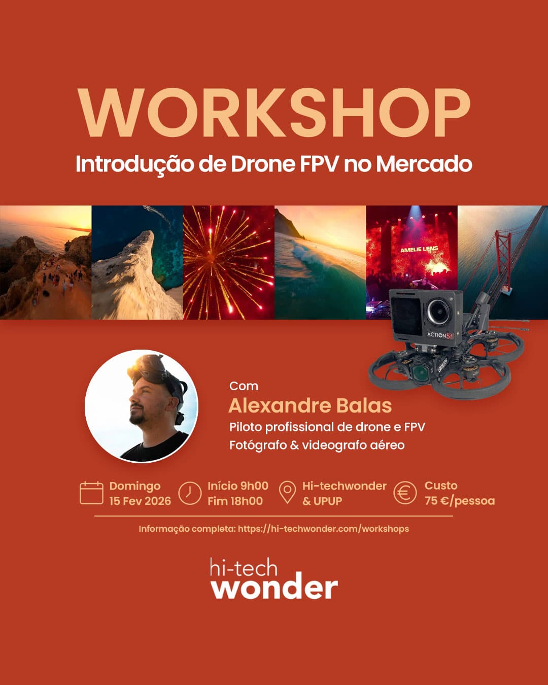 Workshop de Introdução de Drone FPV no Mercado com Alexandre Balas