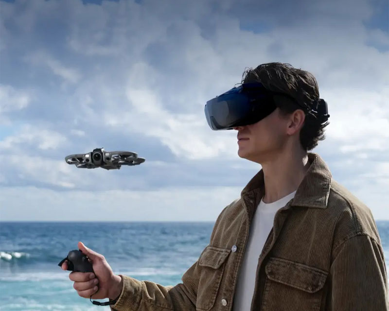 Experiência FPV imersiva