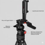 SMALLRIG 5473 Tripé de Vídeo Compacto em Alumínio - Imagem 5