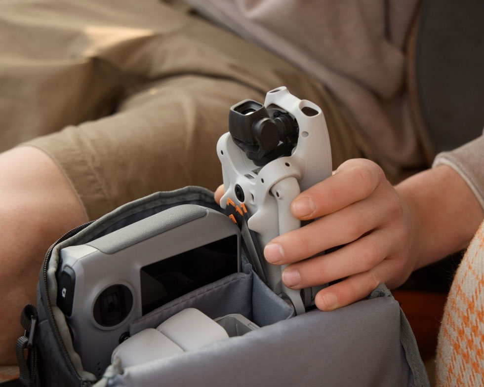 Design ultra leve e portabilidade premium