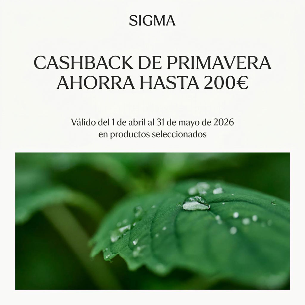 SIGMA – Cashback de Primavera hasta 200€