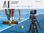 K&F CONCEPT Tripé de Vídeo VA3+BV70 c/ Cabeça Fluida e Altura até 202 cm - Imagem 2