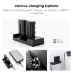 K&F CONCEPT KF28.0046 Kit Carregador Duplo USB-C + 2 Baterias NP-F550 - Imagem 8