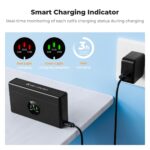 K&F CONCEPT Carregador triplo + 3 Baterias GoPro Hero 13 Enduro - Imagem 5