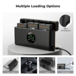 K&F CONCEPT Carregador triplo + 3 Baterias GoPro Hero 13 Enduro - Imagem 6