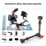 K&F CONCEPT KF31.132 Magic Arm 11" con Clamp c/ Roscas 1/4" | 3/8" - Imagen 5