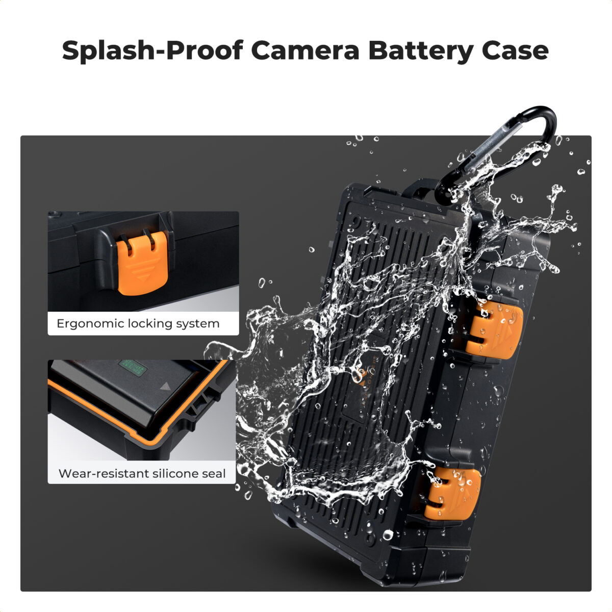 K&F CONCEPT KF31.167 Estuche Rígido p/ Baterías y Tarjetas de Memoria - Imagen 4