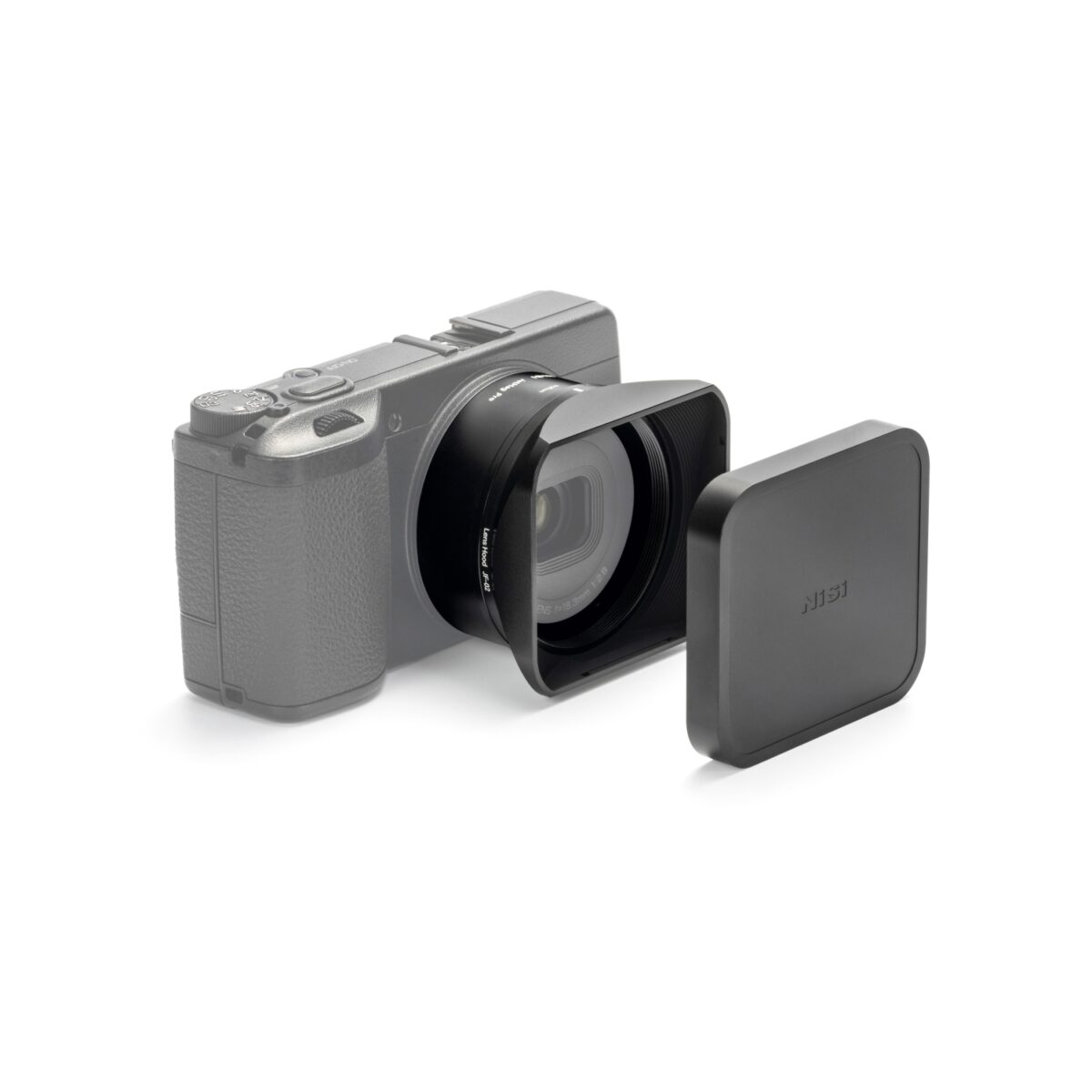 NiSi JetMag Pro Kit Pára-Sol Magnético + Adaptador 49mm para Ricoh GR IV (Preto) com Tampa Magnética