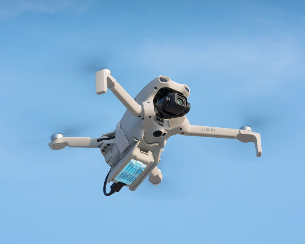 Transmissão O4 e autonomia estendida até 52 minutos