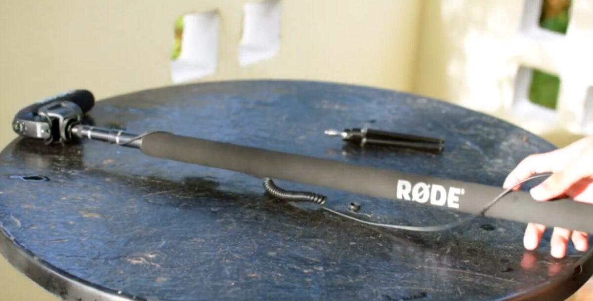 RODE Vara Micro Boompole Telescópica de Aluminio 3 Secciones - Imagen 5