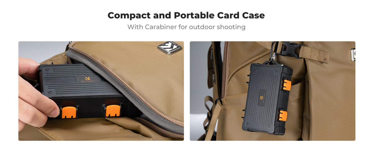 K&F CONCEPT KF31.167 Estuche Rígido p/ Baterías y Tarjetas de Memoria - Imagen 14