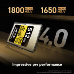 LEXAR Professional GOLD CFexpress Type A 4.0 512GB VPG-400 R1800/W1650 - Imagem 3