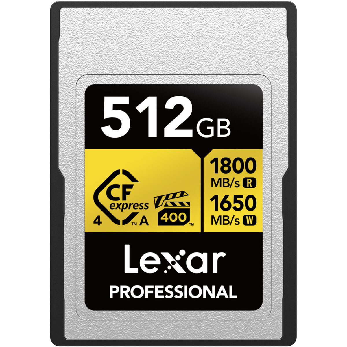 LEXAR Professional GOLD CFexpress Type A 4.0 512GB VPG-400 R1800/W1650 - Imagem 1