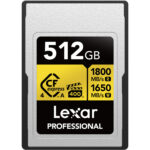 LEXAR Professional GOLD CFexpress Type A 4.0 512GB VPG-400 R1800/W1650