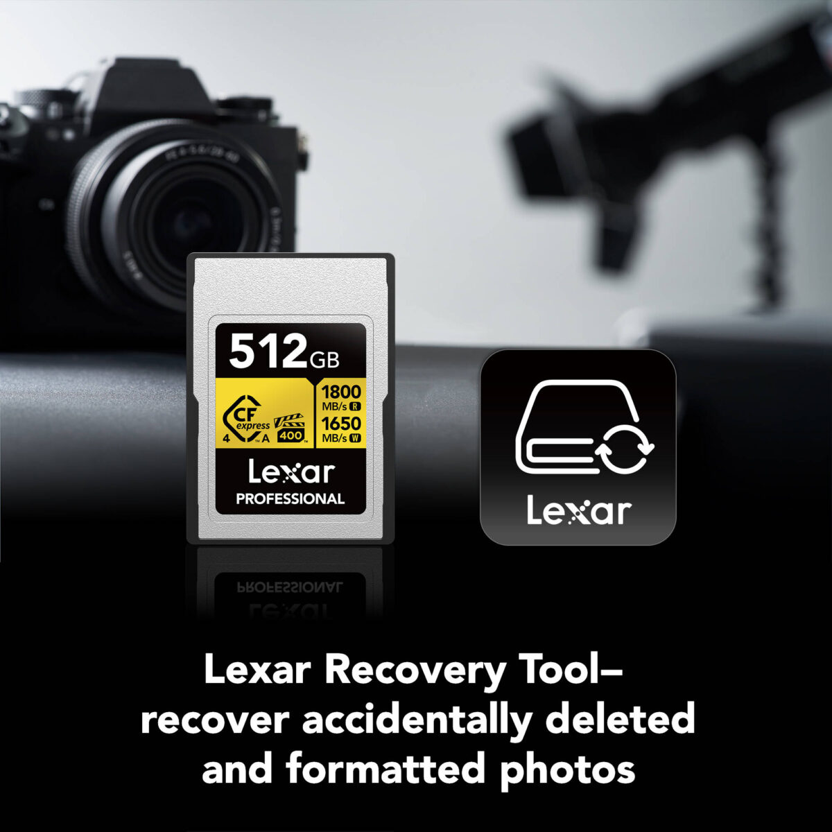 LEXAR Professional GOLD CFexpress Type A 4.0 512GB VPG-400 R1800/W1650 - Imagem 5
