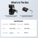 SIRUI KS-30 Rótula con Sistema QR y Panorámica Arca-Swiss - Imagen 5