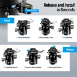 SIRUI KS-30 Rótula con Sistema QR y Panorámica Arca-Swiss - Imagen 8