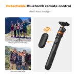 K&F CONCEPT MS04 Mini Tripé c/ Selfie Stick + Controlo Bluetooth KF09.127 - Imagem 4