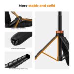 K&F CONCEPT MS04 Mini Tripé c/ Selfie Stick + Controlo Bluetooth KF09.127 - Imagem 6