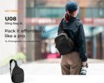 K&F CONCEPT Bolsa Transversal Urban Wander 08 - 5L (Preto) KF13.171 - Imagem 2