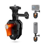 K&F CONCEPT KF31.169 Suporte de Câmaras de Ação para Para-brisas de Motocicleta