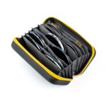 NiSi Caddy MAX: bolsa premium para até 13 filtros circulares e JetMag Pro até 95mm/95MAG, com proteção reforçada.
