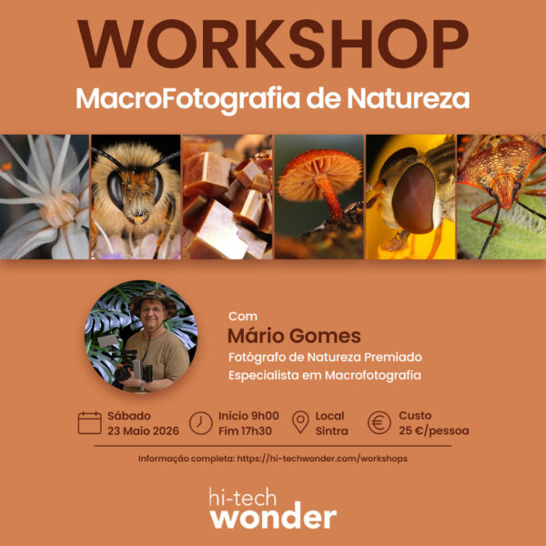 Macrofotografia com Mário Gomes
