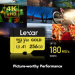 LEXAR microSDXC 256GB 280MBS V60 - Imagem 4