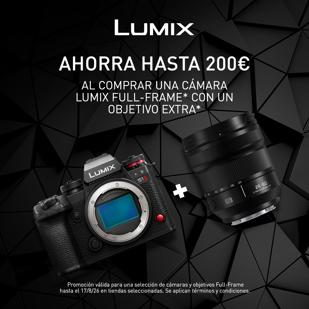 Ahorra hasta 200€ en objetivos Lumix S