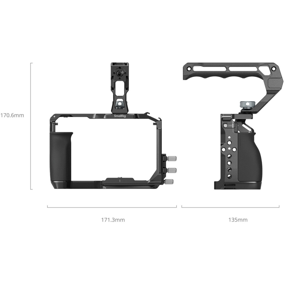 SMALLRIG 5647 Cage Kit para Nikon ZR - Imagem 8