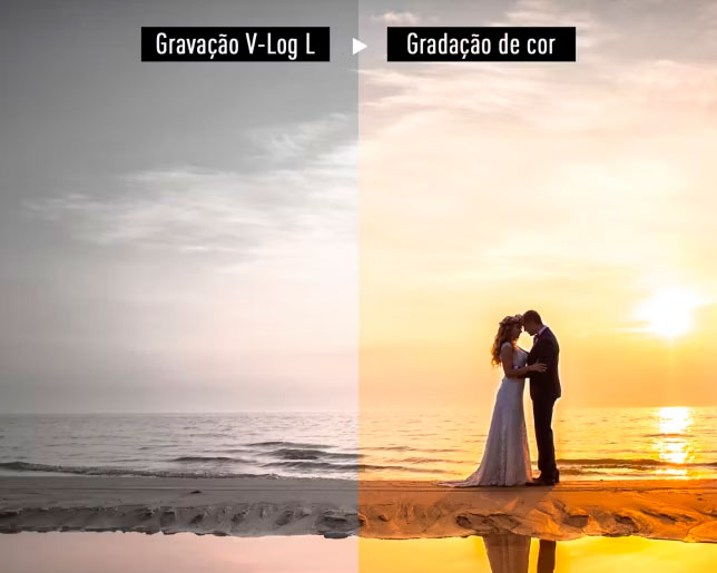 V-Log L incluído para pós-produção avançada