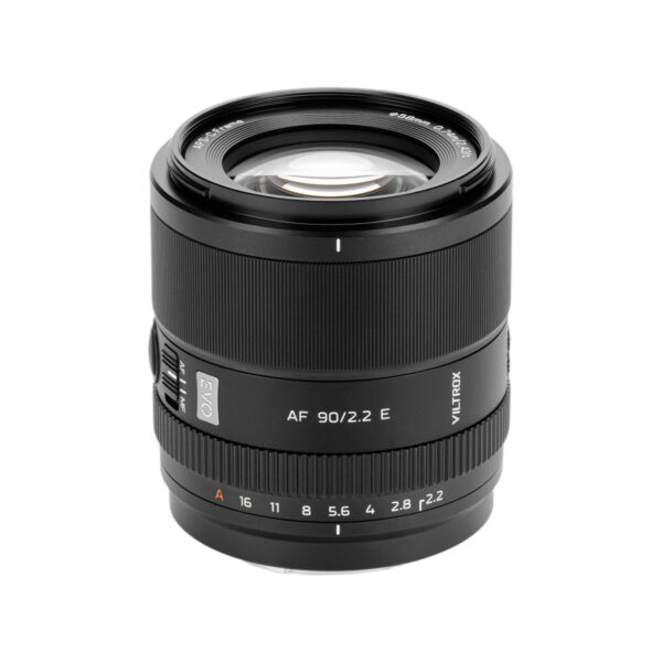 Viltrox AF 90mm F2.2 EVO APS-C para Sony E, Nikon Z e Fujifilm X com Autofocus STM e Bokeh Profissional