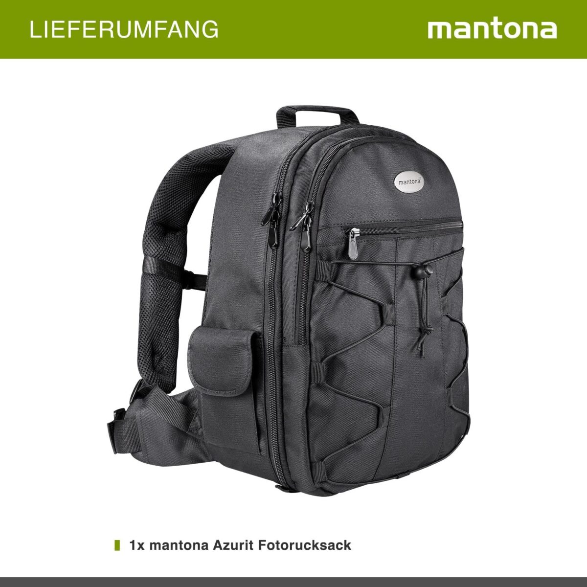 Mantona Mochila Azurit p/ Equipamento Fotográfico - Imagem 3