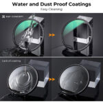 K&F CONCEPT Filtro Polarizador Nano-X MRC CPL - Imagem 8