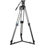 SIRUI SQ75 Tripé de Vídeo + Cabeça Fluida VHS10 + Mid-Level Spreader SV-FM - Imagem 4