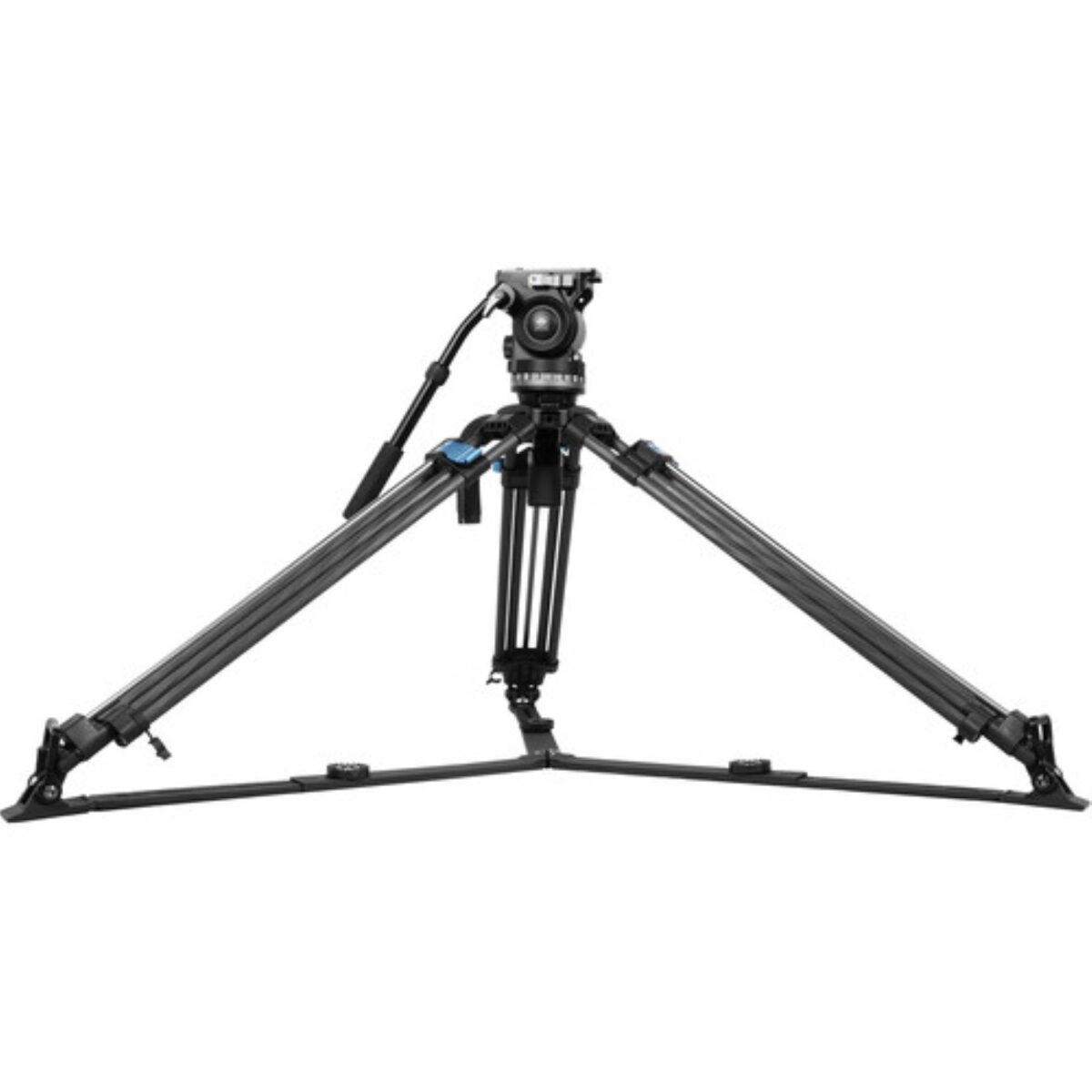 SIRUI SQ75 Tripé de Vídeo + Cabeça Fluida VHS10 + Mid-Level Spreader SV-FM - Imagem 5